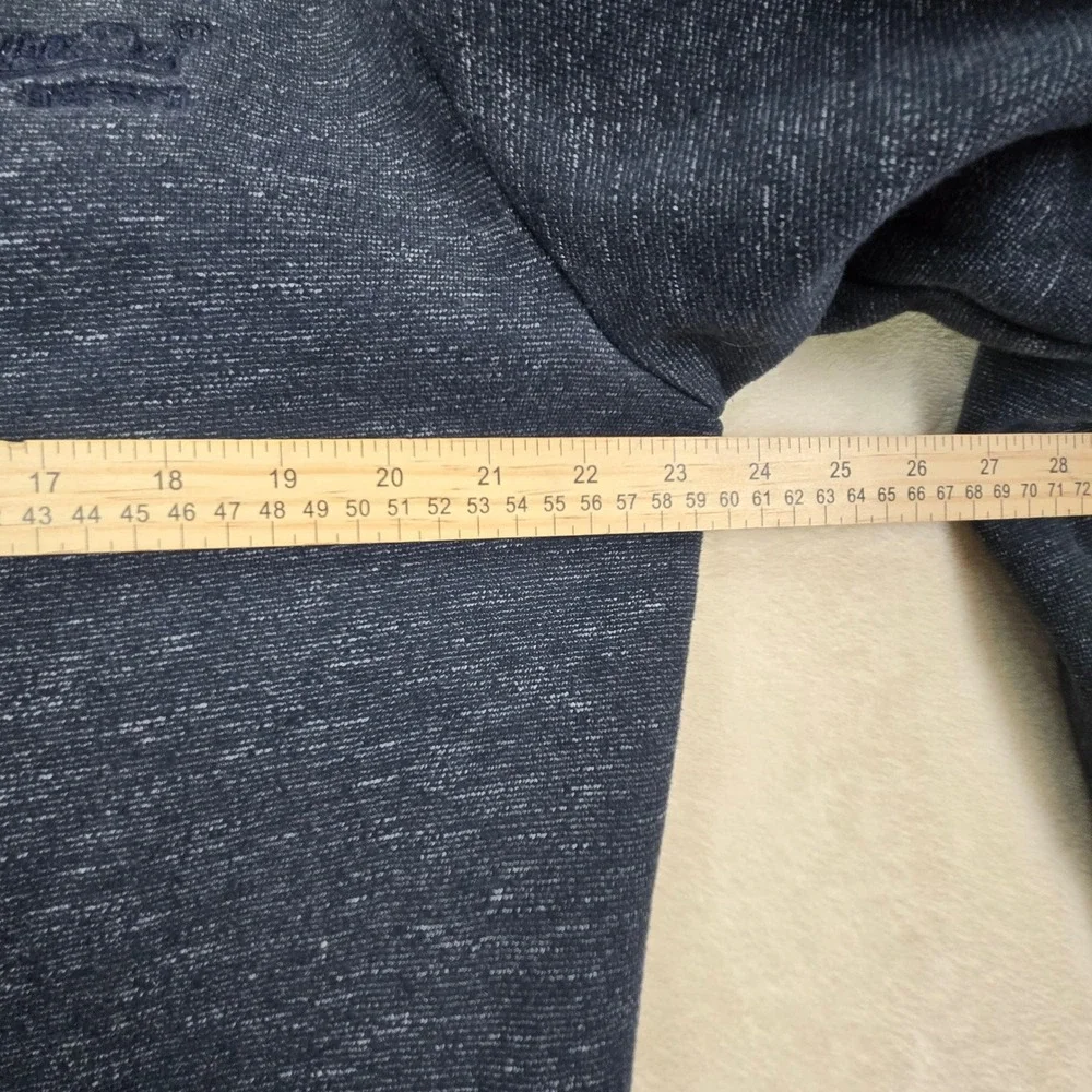 Superdry Mens Classic Crew Neck Sweatshirt Slim 2XL Orange Label Blue Athleisure